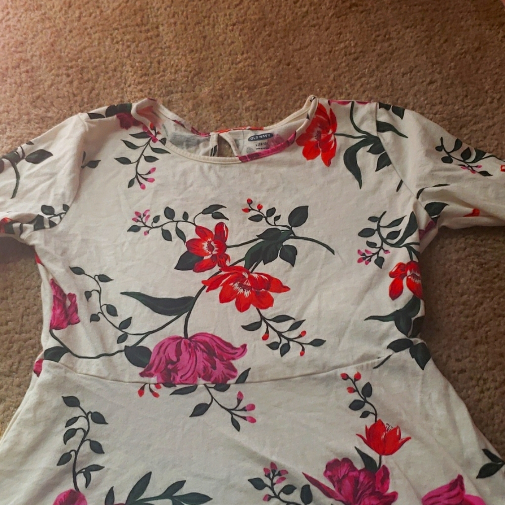 White Flower Dress